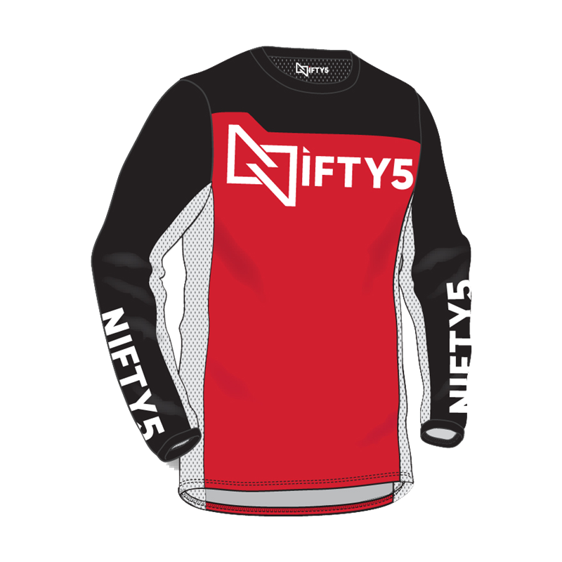NIFTY5 Techlight Jersey - RED