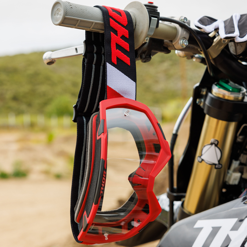 THOR Regiment Goggles - RED AND BLACK