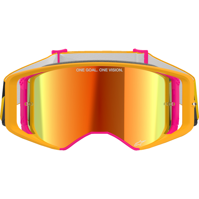 ALPINESTARS Supertech Corp Goggle - YELLOW/PINK