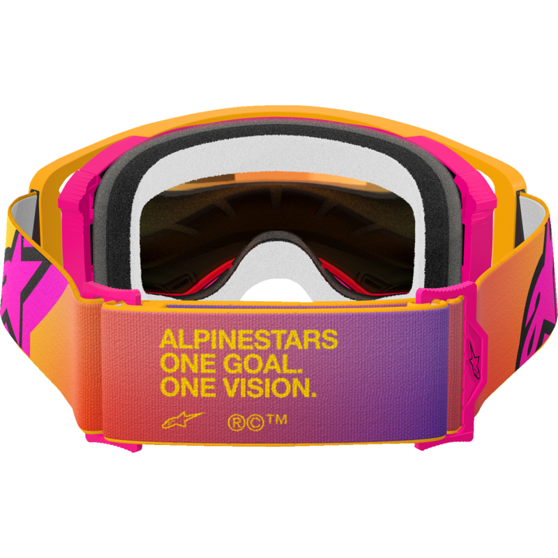 ALPINESTARS Supertech Corp Goggle - YELLOW/PINK