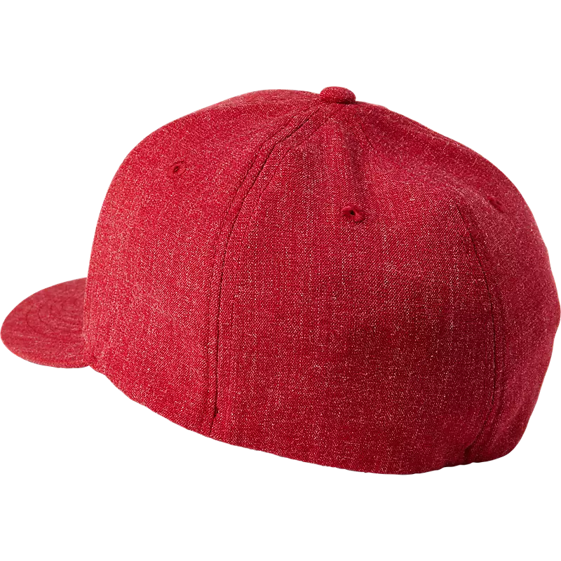 FOX Burnt Flexfit Hat - CHILI RED