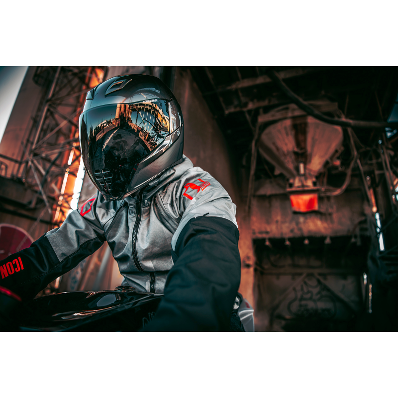 ICON Airform Battlescar Jacket - GREY