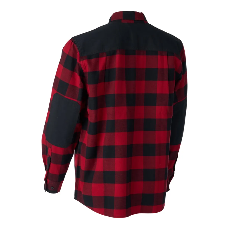 SKI-DOO Buffalo Plaid Flannel Shirt - AUTUMN RED