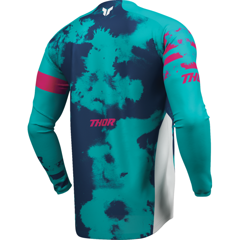 THOR Bleach Launchmode Jersey - WHITE AND AQUA