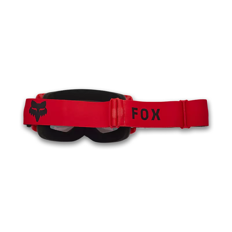FOX Main Mirrored Lens Goggles - FLO RED