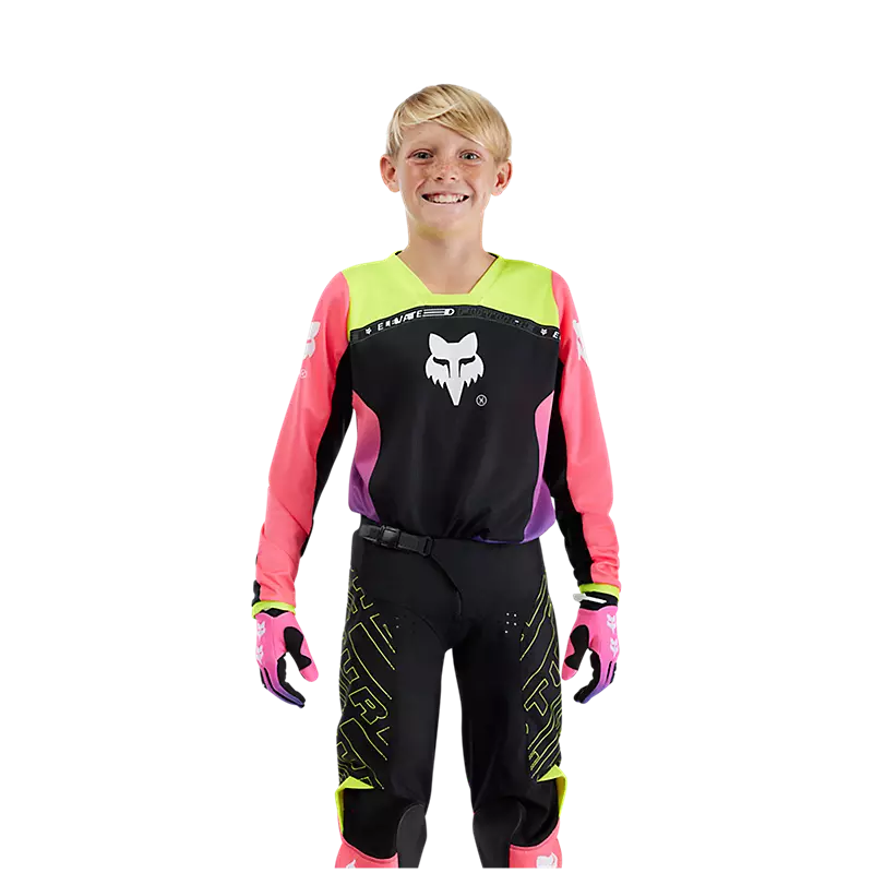 FOX Youth 180 Elevated Jersey - PINK AND BLACK