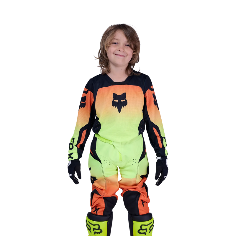 FOX Youth 180 Shield Jersey - FLO YELLOW