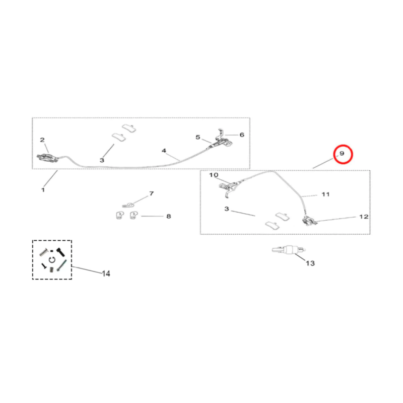 SUR-RON Complete Front Brake Assembly