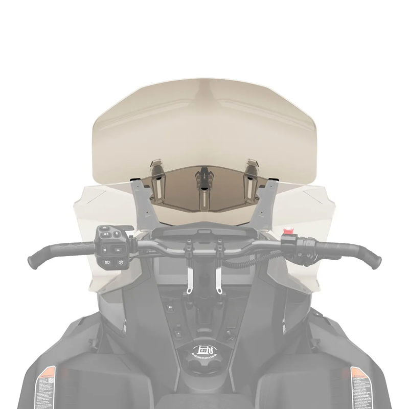 SKI-DOO Adjustable Windshield with Support - HIGH TO ULTRA HIGH