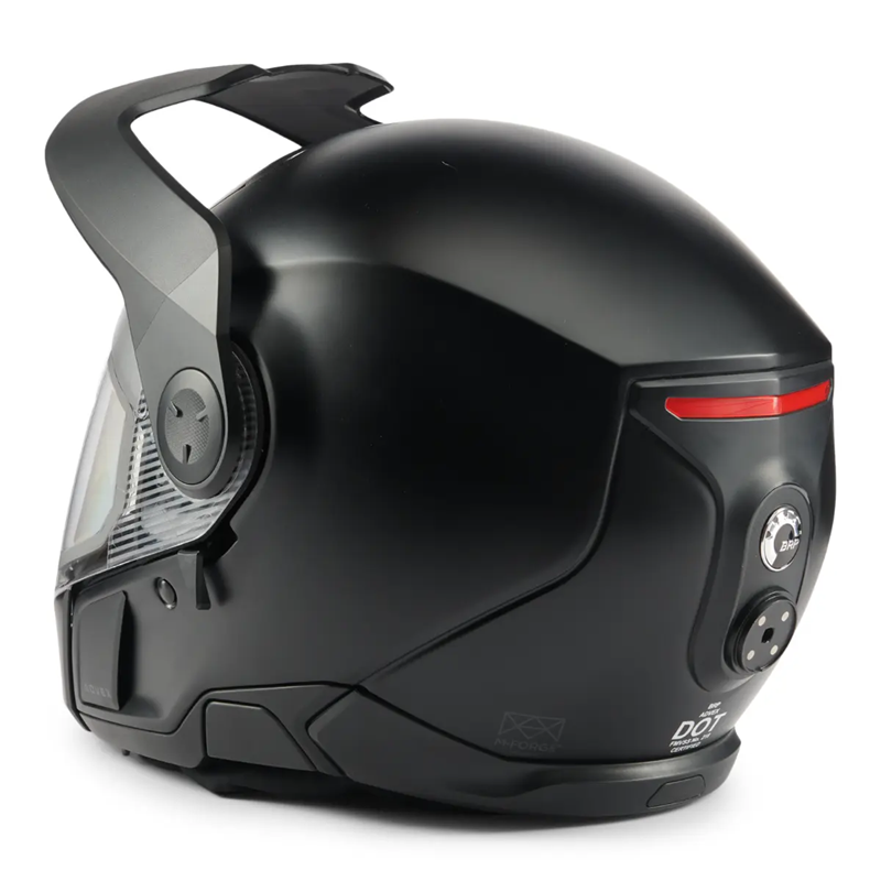 SKI-DOO Advex Sport Heated Helmet With Electric Visor - BLACK