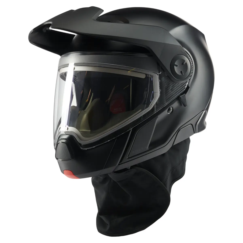 SKI-DOO Advex Sport Heated Helmet With Electric Visor - BLACK