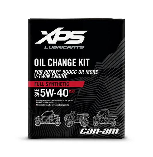 XPS 4T 5W-40 Synthetic Oil Change Kit For Rotax 500 Cc Or More V-Twin Engine - 9779488