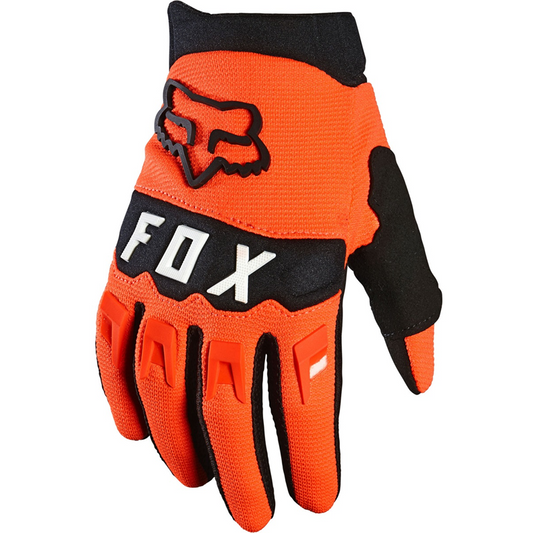 FOX Youth Dirtpaw Gloves - FLO ORANGE