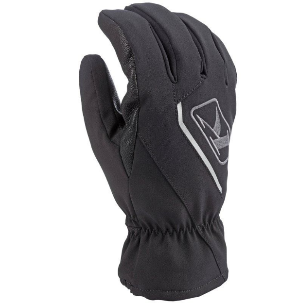 KLIM- KLIMATE SHORT GLOVES- BLACK/ ASPHALT