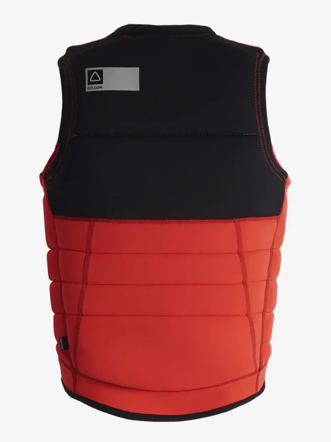 FOLLOW Sovereign Impact Vest- Red/Black