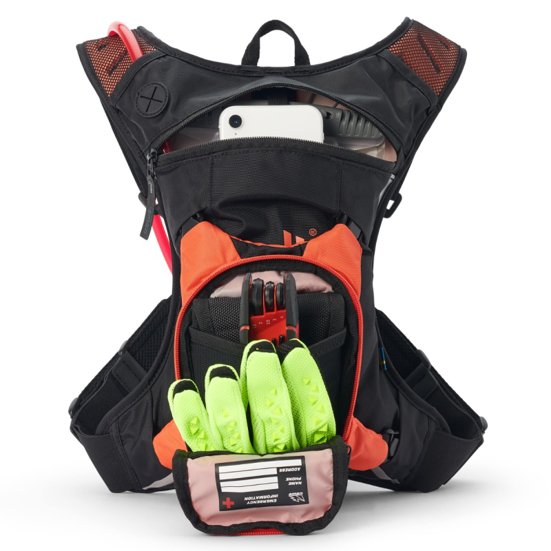 USWE Raw 3L Enduro Hydration Pack - ORANGE