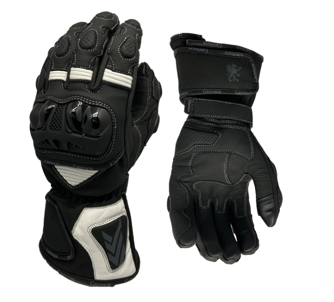 GRYTHON Deals Gap Leather Gloves - BLACK