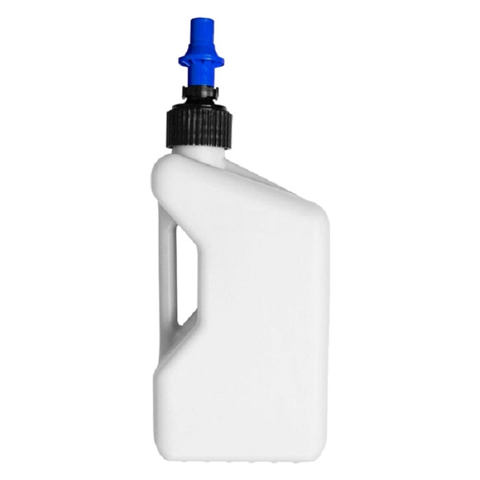 TUFFJUG Gas Can With Ripper Cap 20L - WHITE AND BLUE