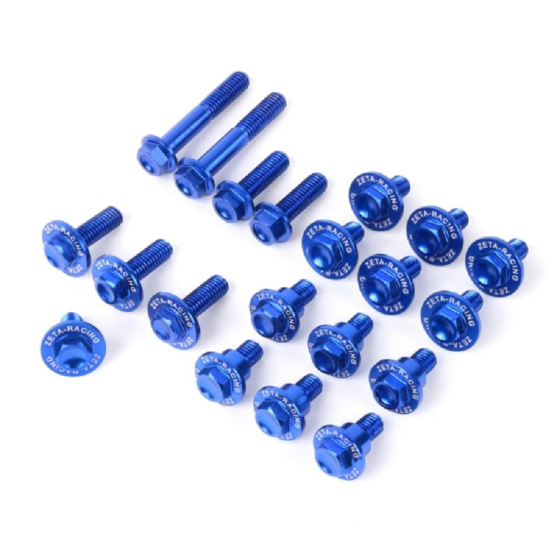 ZETA Bolt Set Aluminum - BLUE
