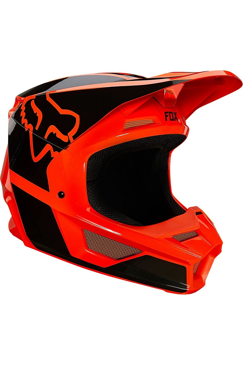 FOX Youth V1 Revn Helmet ORANGE – Rocky Powersports Marine