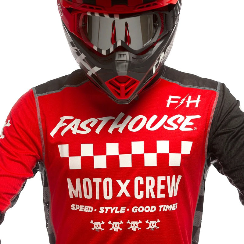 FASTHOUSE Grindhouse Alpha Jersey - RED/BLACK