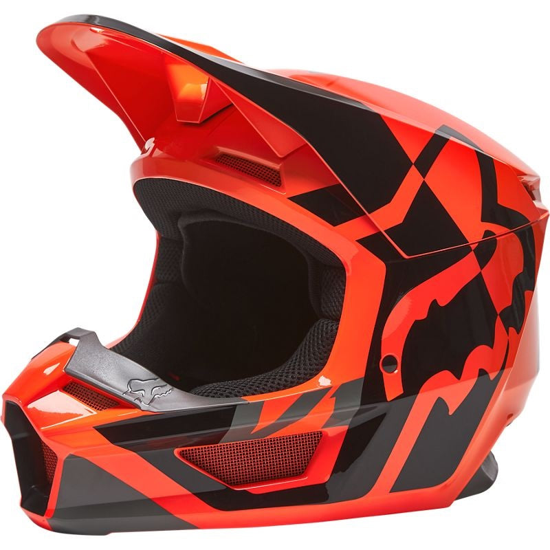 FOX V1 Lux Helmet - ORANGE