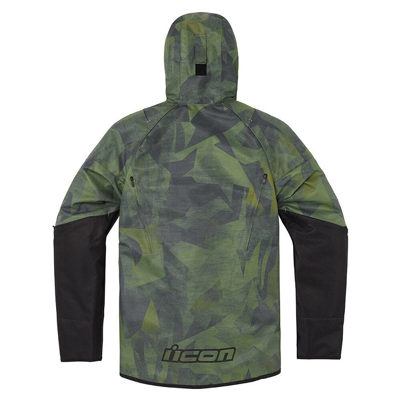 ICON Airform Battlescar Jacket - GREEN