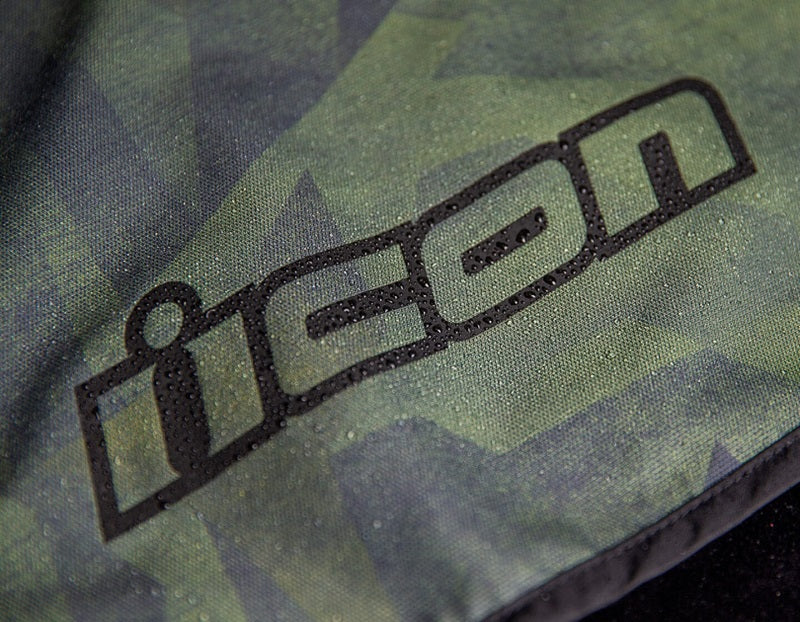 ICON Airform Battlescar Jacket - GREEN