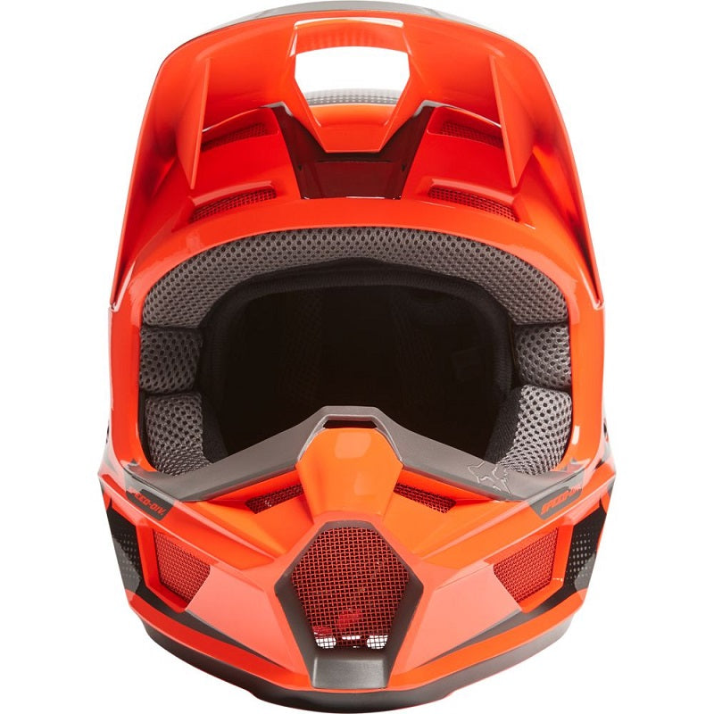FOX Youth V1 Dier Helmet - FLO ORANGE