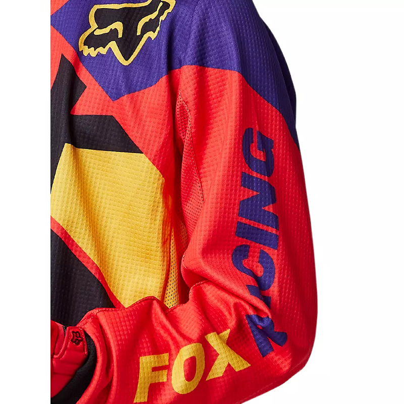 FOX Youth 180 Xpozr Jersey - BLACK/RED/PURPLE
