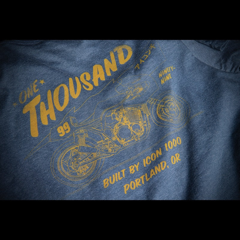 ICON 1000 Scotch Tee - BLUE