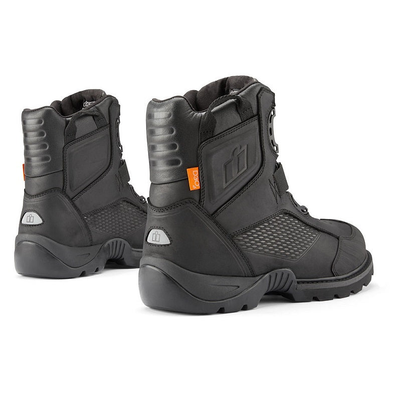 ICON Stormhawk Waterproof Boots - BLACK