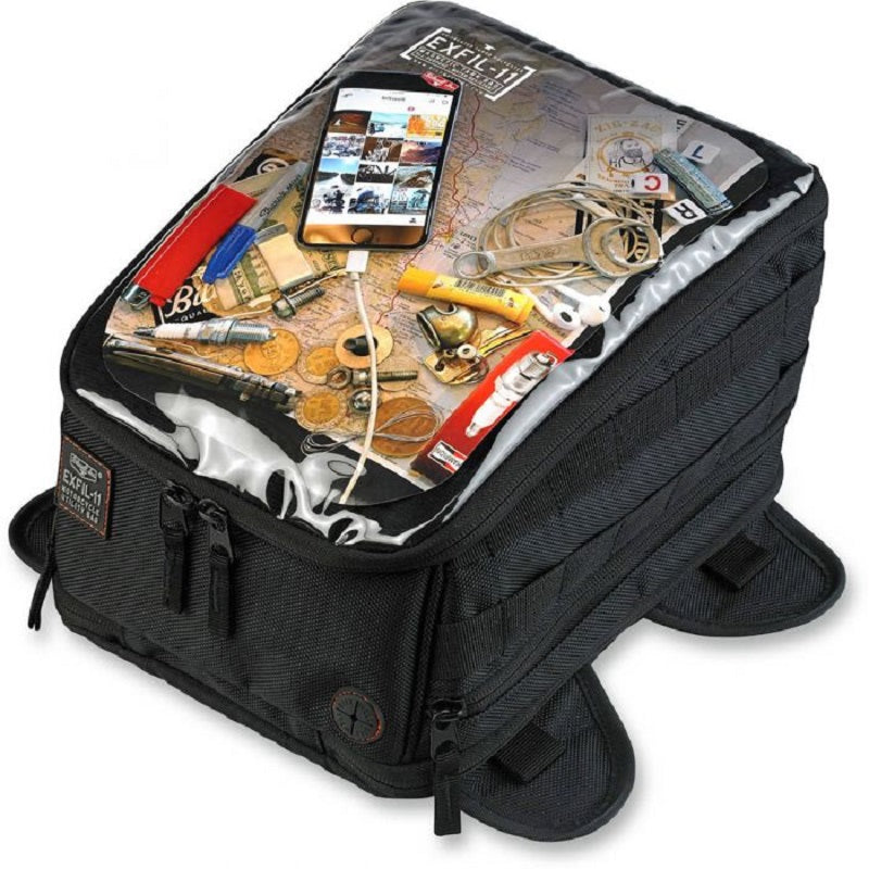 BILTWELL Motorcycle Exfil 11 Bag - BLACK