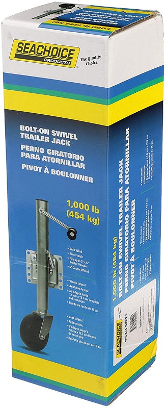 Seachoice Fold Up Trailer Jack, 22-7/8 Inch Max. Lift, 1,000 Pound Max. Load