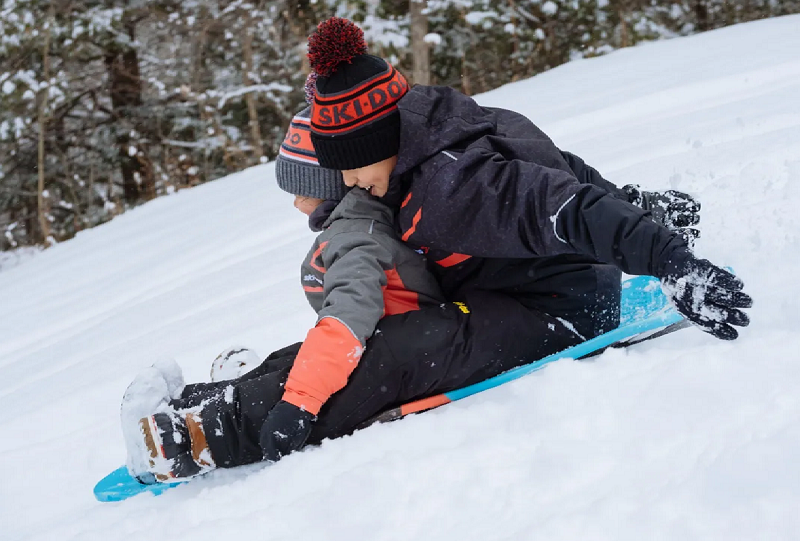 SKI-DOO Foam Sled - BLUE, BLACK, AND RED