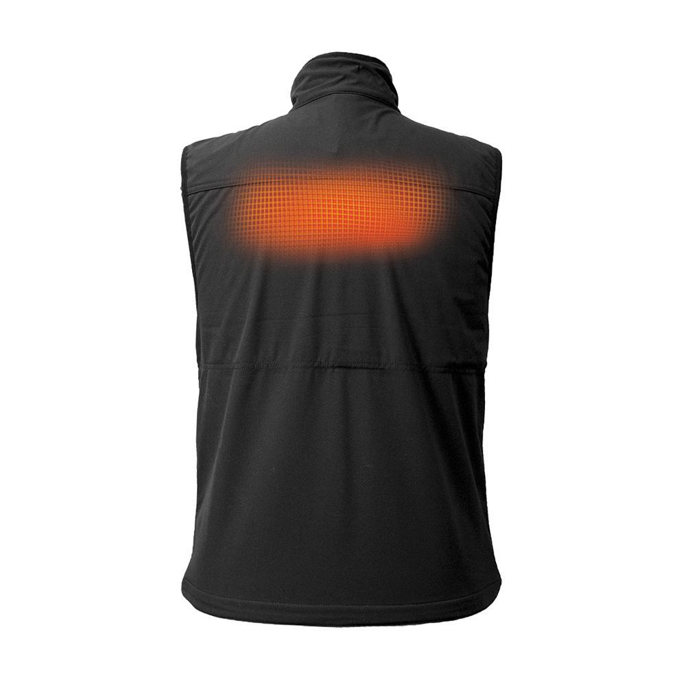 MOBILE WARMING Dual Powered Heated Vest - BLACK