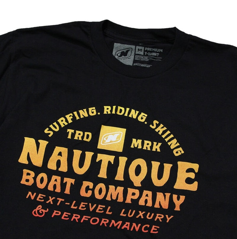 NAUTIQUE Next Level Tee - BLACK