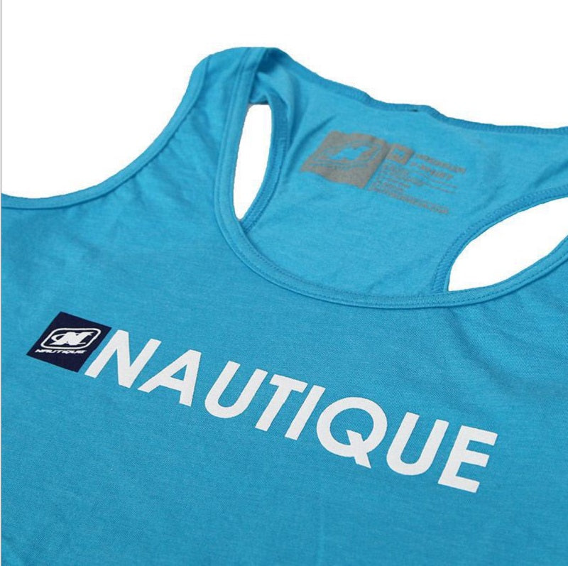 NAUTIQUE Ladies Core Triblend Tank - CARIBBEAN BLUE