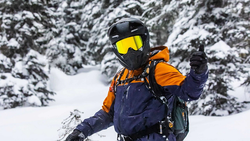 SKI-DOO Pyra Helmet - CHARCOAL GREY