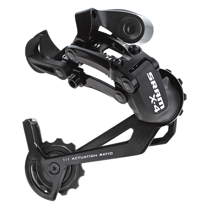 SRAM X4 Speed Rear Derailleur - BLACK
