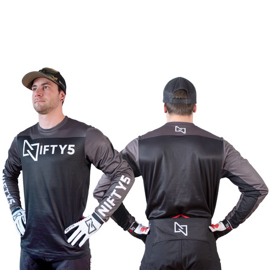 NIFTY5 Techlight Jersey - BLACK