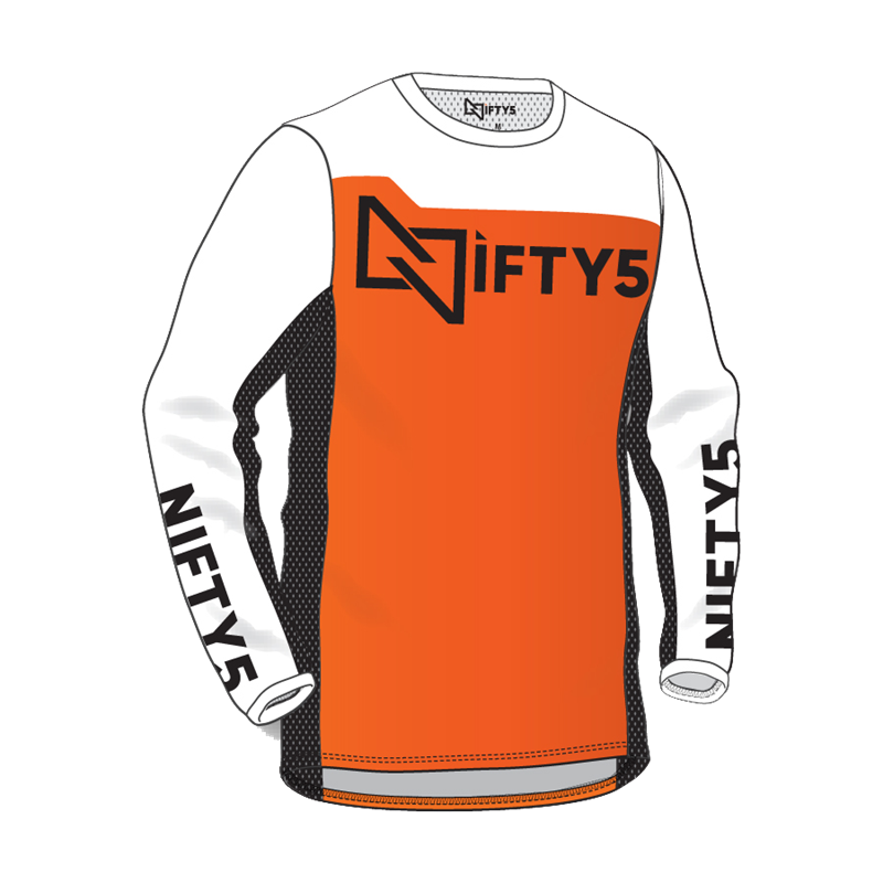 NIFTY5 Techlight Jersey - ORANGE