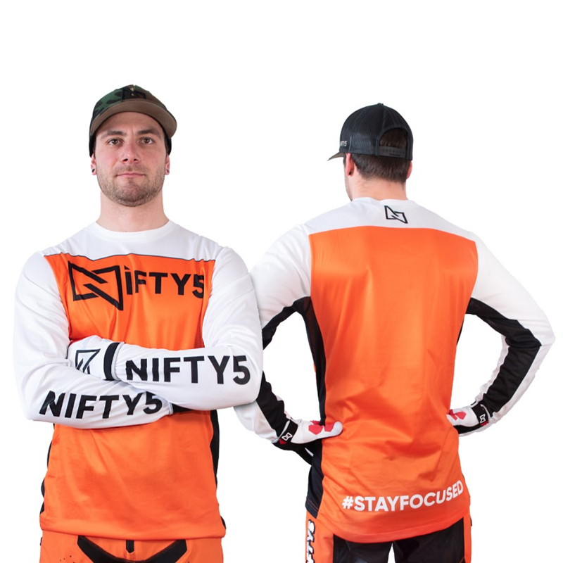NIFTY5 Techlight Jersey - ORANGE