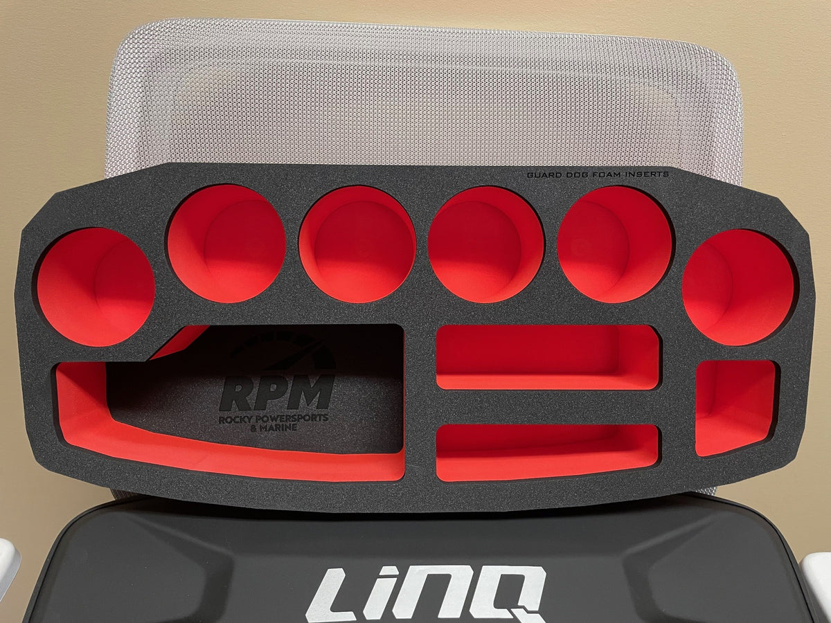 Linq Inserts GUARD DOG Foam Insert 6 Can 4 Pocket - BRP LINQ BAG – Rocky Powersports ...