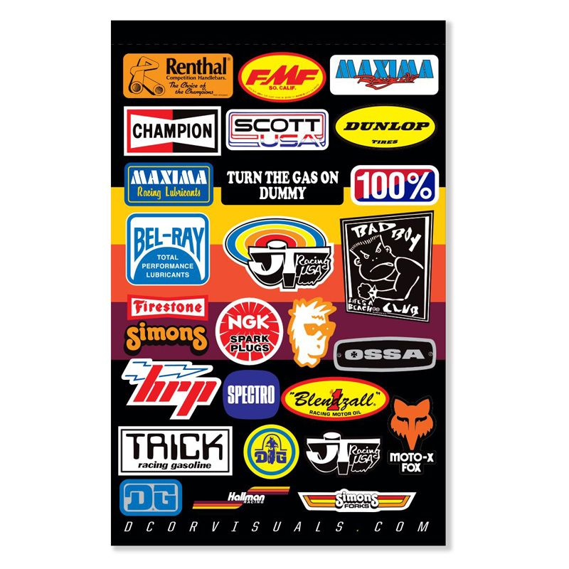 THIBAULT Decal Sheet - THROWBACK MX