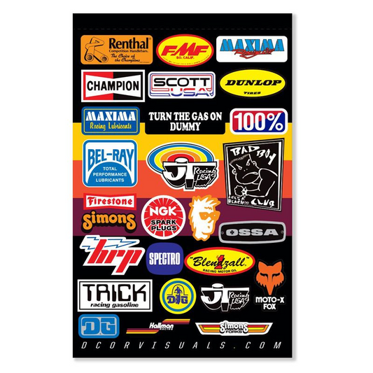 THIBAULT Decal Sheet - THROWBACK MX