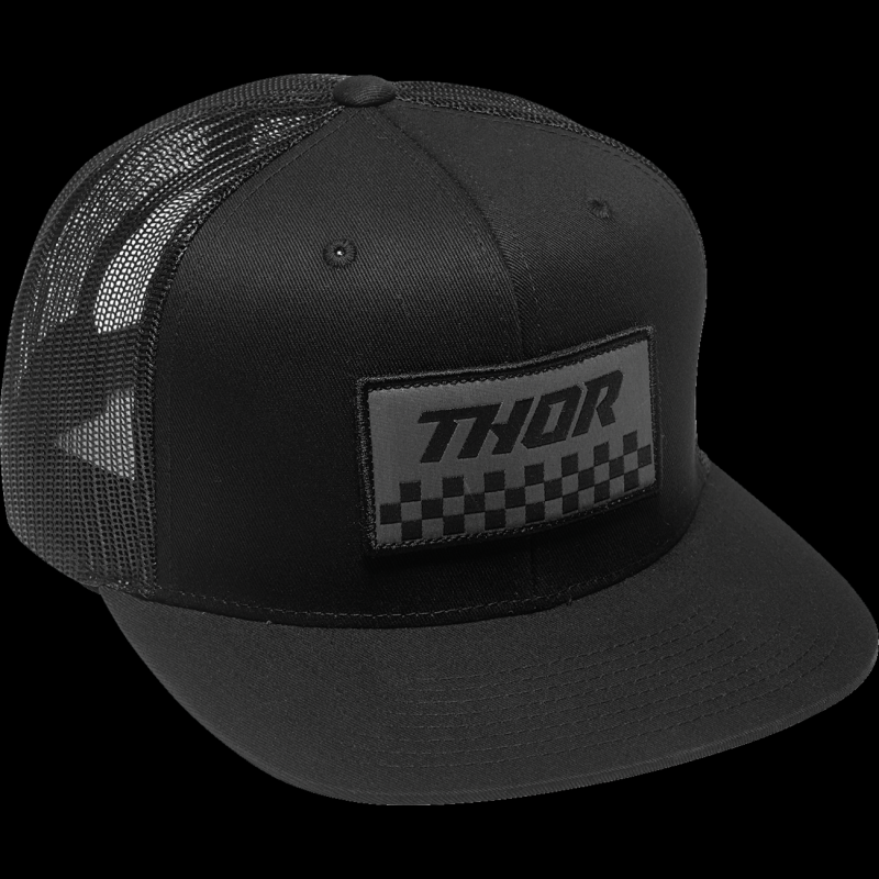 THOR S23 Checker Hat - BLACK