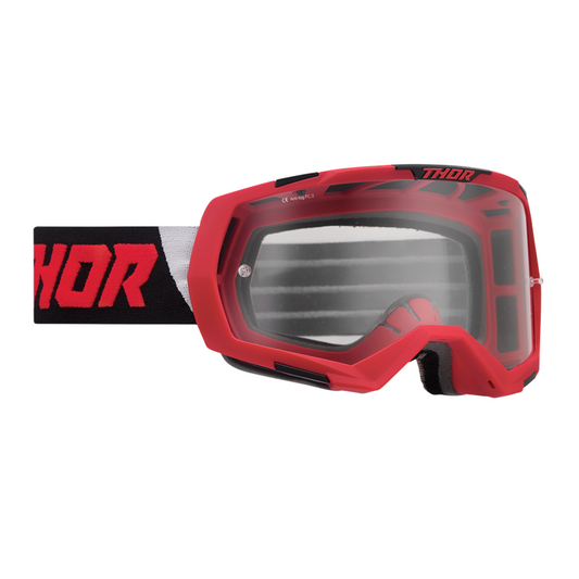 THOR Regiment Goggles - RED AND BLACK