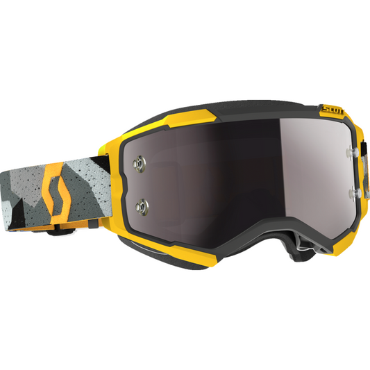 SCOTT Fury Goggles - CAMO GREY AND YELLOW
