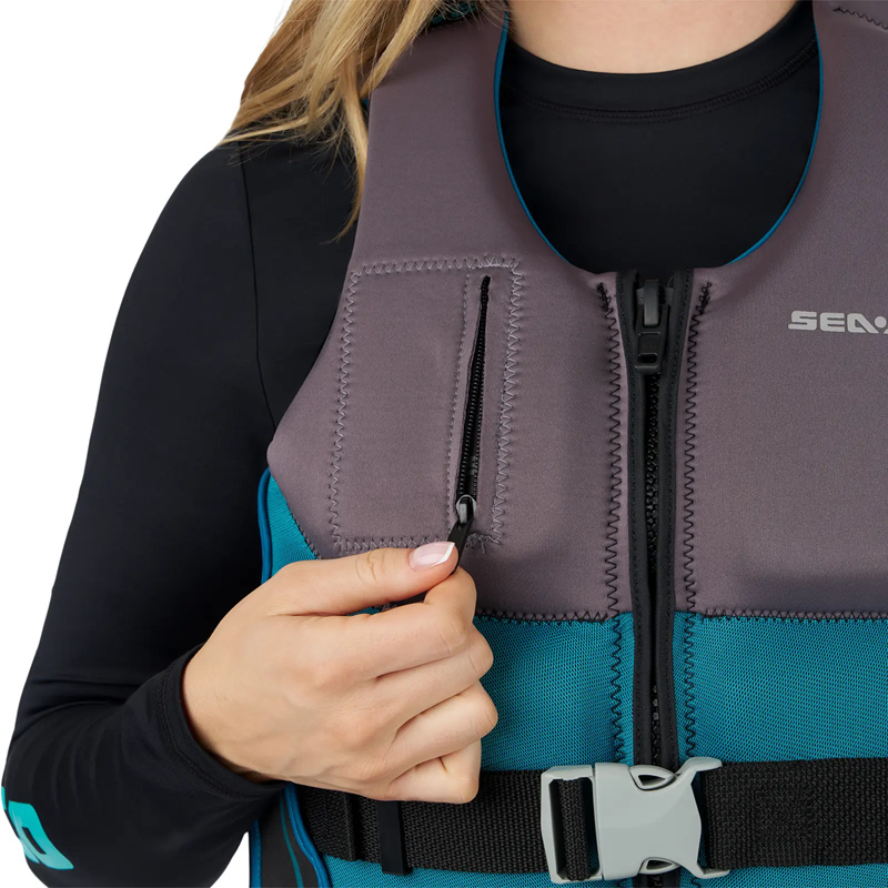 SEA-DOO Unisex Wave Grip PFD - TURQUOISE